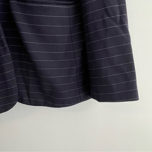 Ann Taylor Navy Striped Blazer size 8 - Picture 3 of 7